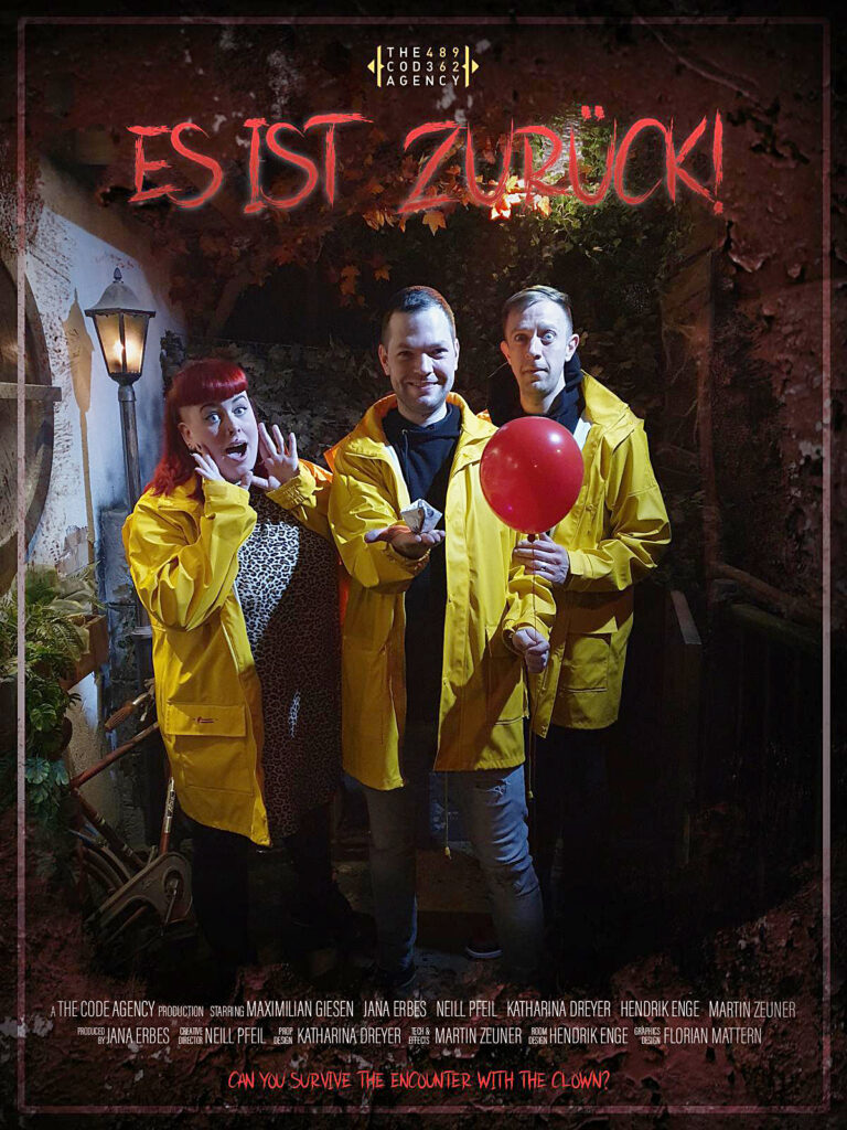 Der Betreiber des Blogs Puzzle Hamster mit seinem Freund Chris und seiner besten Freundin Josie in einem Escape Room.