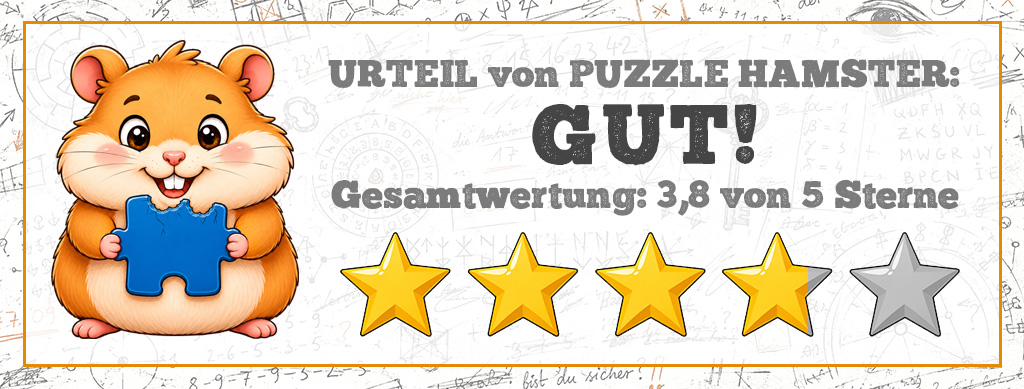 Bewertung Puzzle Hamster Gut