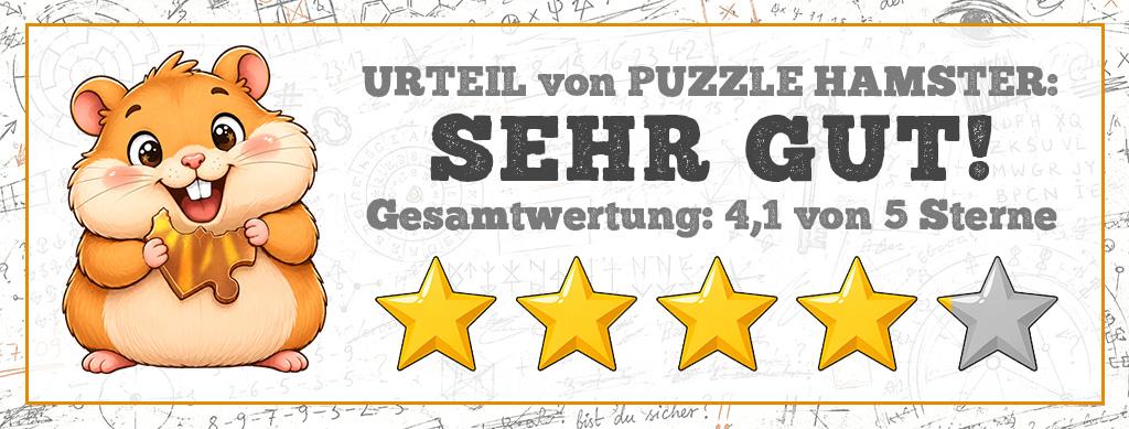 Bewertung Puzzle Hamster Sehr gut