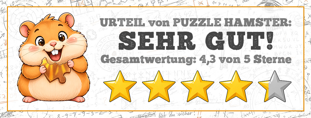 Bewertung Puzzle Hamster Sehr gut
