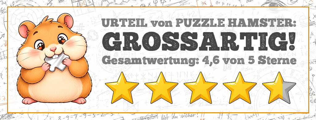 Bewertung Puzzle Hamster Sehr gut