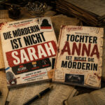 Krimi Rätsel mit 40000 Namen Bücher Schreibtisch Anna Sarah