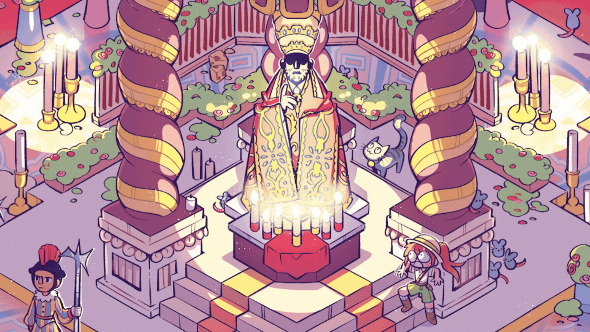 A first look at the puzzle artwork from “The Basilica”, part of the new “Encrypted Pieces” series.