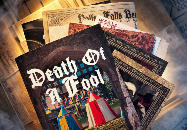 Death of a Fool Deadbolt Mystery Society Krimispiel Rätselspiel Puzzle Game Cover