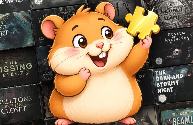 Eine Illustration für einen Artikel über das Bewertungssystem bei Puzzle Hamster.