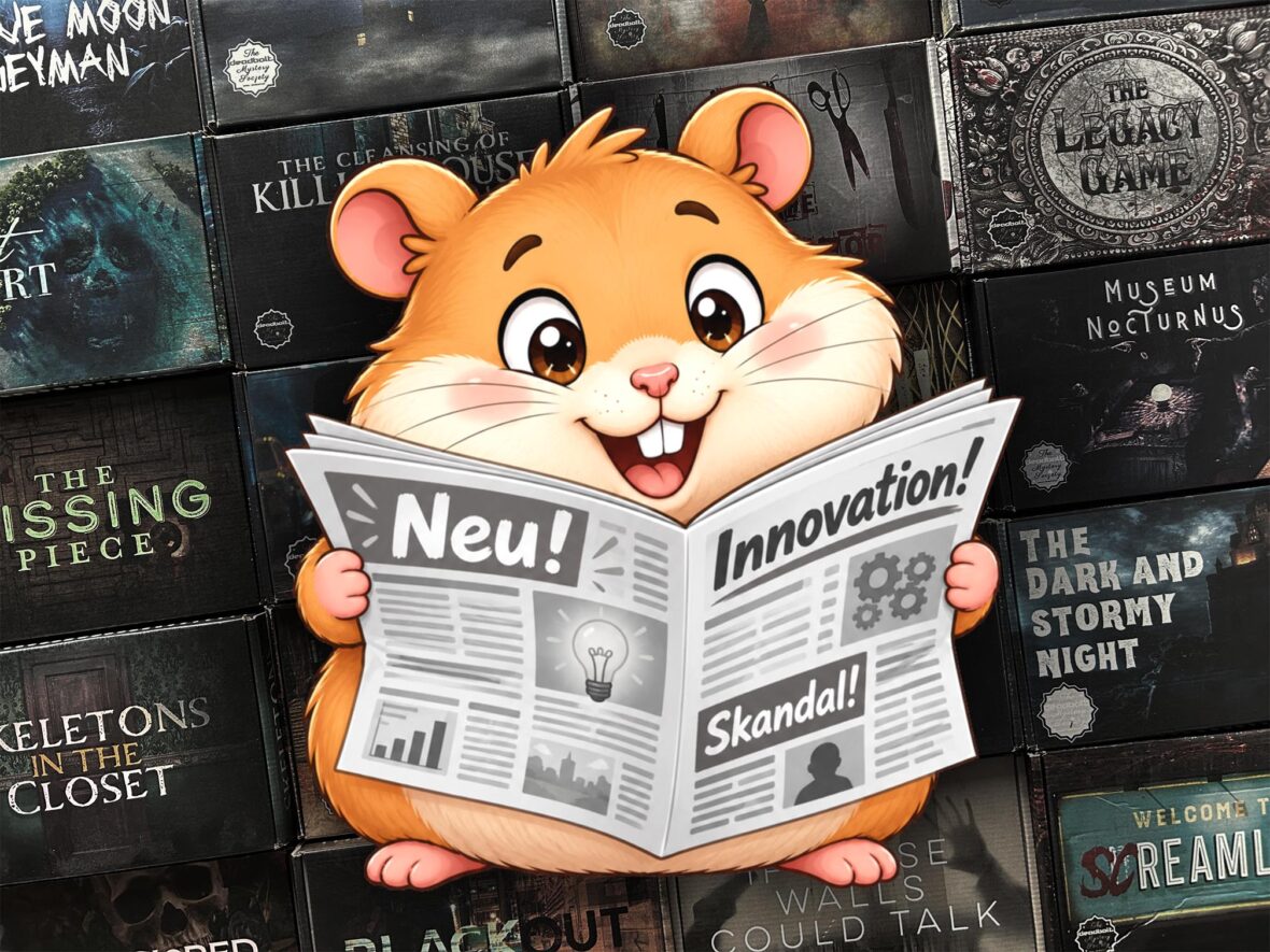 Eine Illustration für die Rubrik News im Blog Puzzle Hamster.