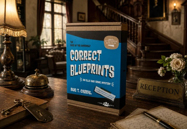 The Curious Case of the Correct Blueprints Bluefish Games Rätselspiel Puzzle Game Abenteuer