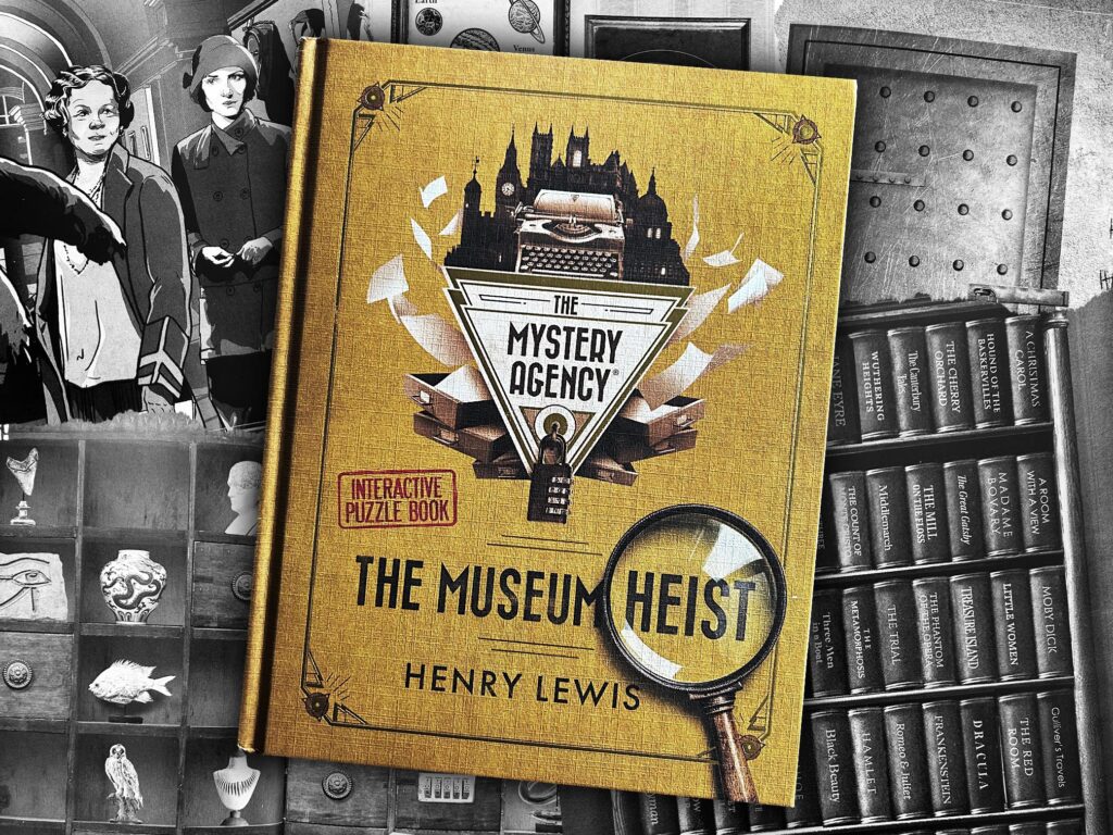 The Museum Heist Mystery Agency Rätselbuch Rätselspiel Puzzle Book Cover